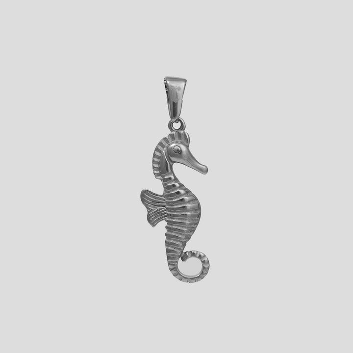 Sea Horse Pendant (Silver)