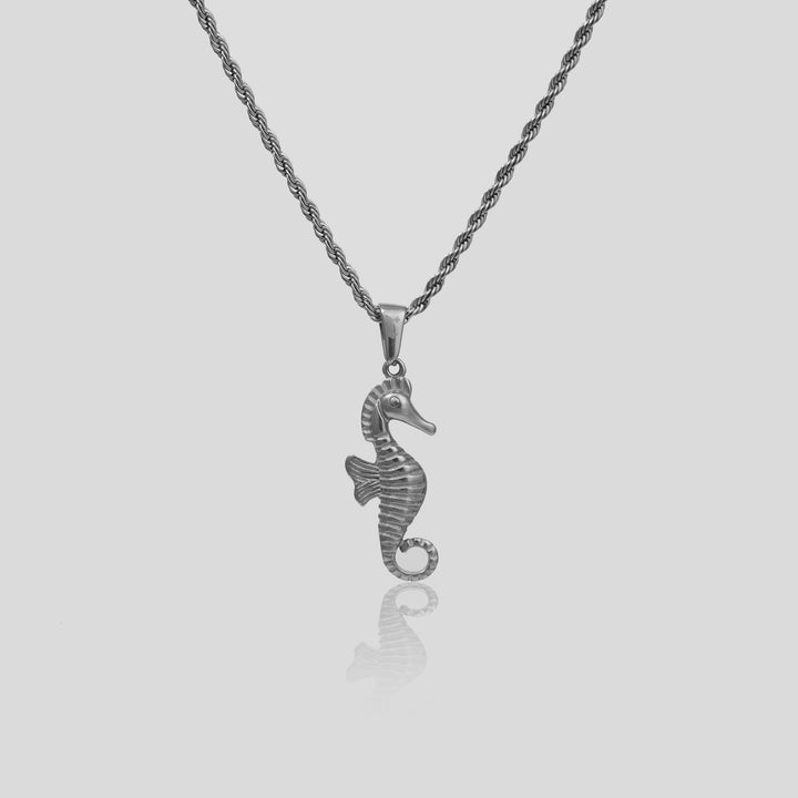 Sea Horse - Rope (Silver)