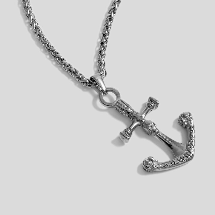 Skull Anchor - Wheat (Silver)