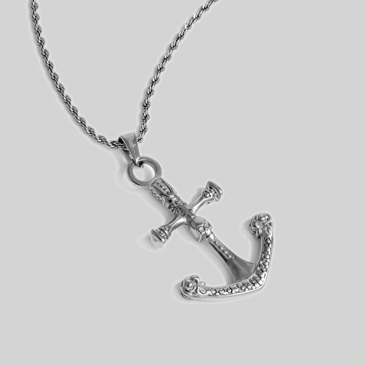 Skull Anchor - Rope (Silver)