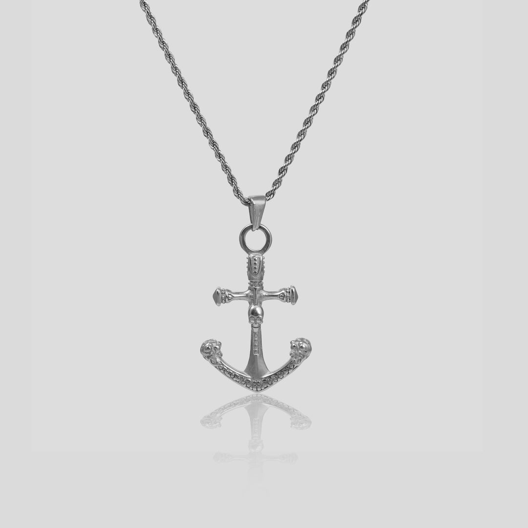 Skull Anchor - Rope (Silver)