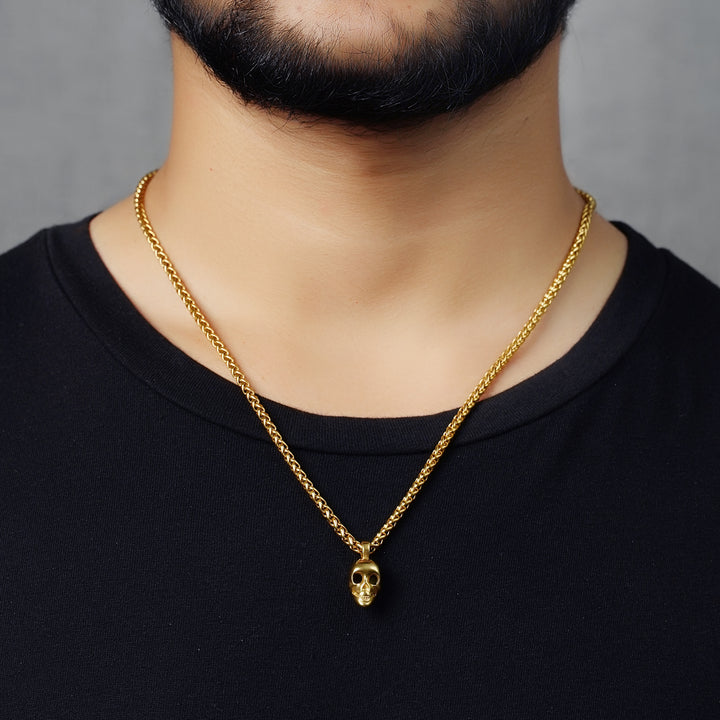 Skull II Pendant (Gold)