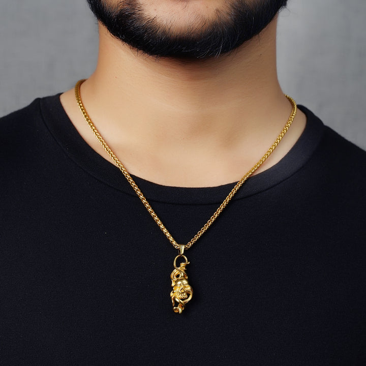 Skull III Pendant (Gold)