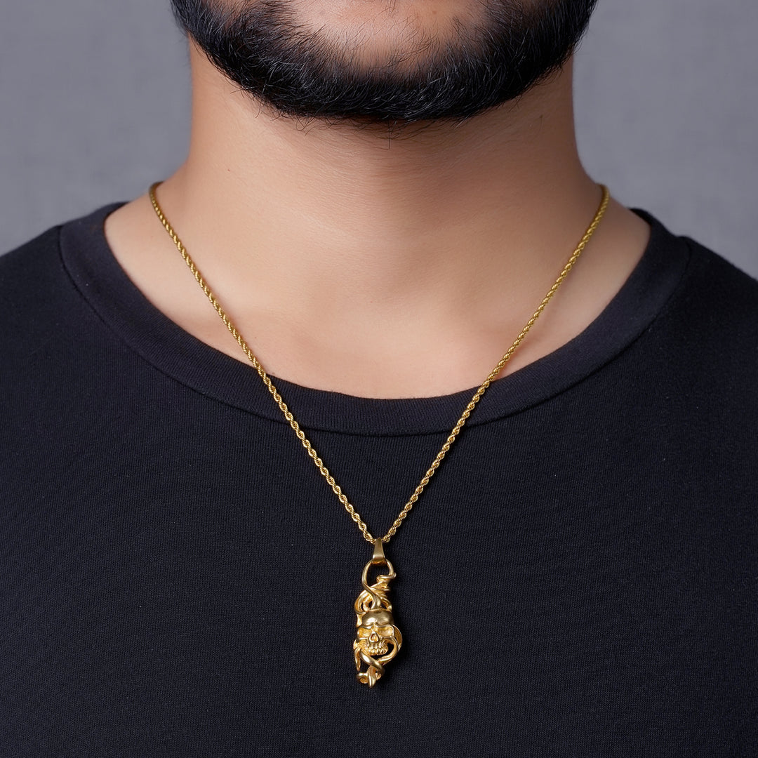 Skull III - Rope (Gold)