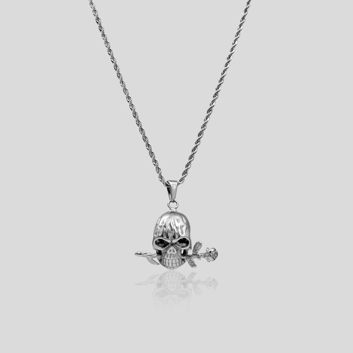 Skull & Rose - Rope (Silver)