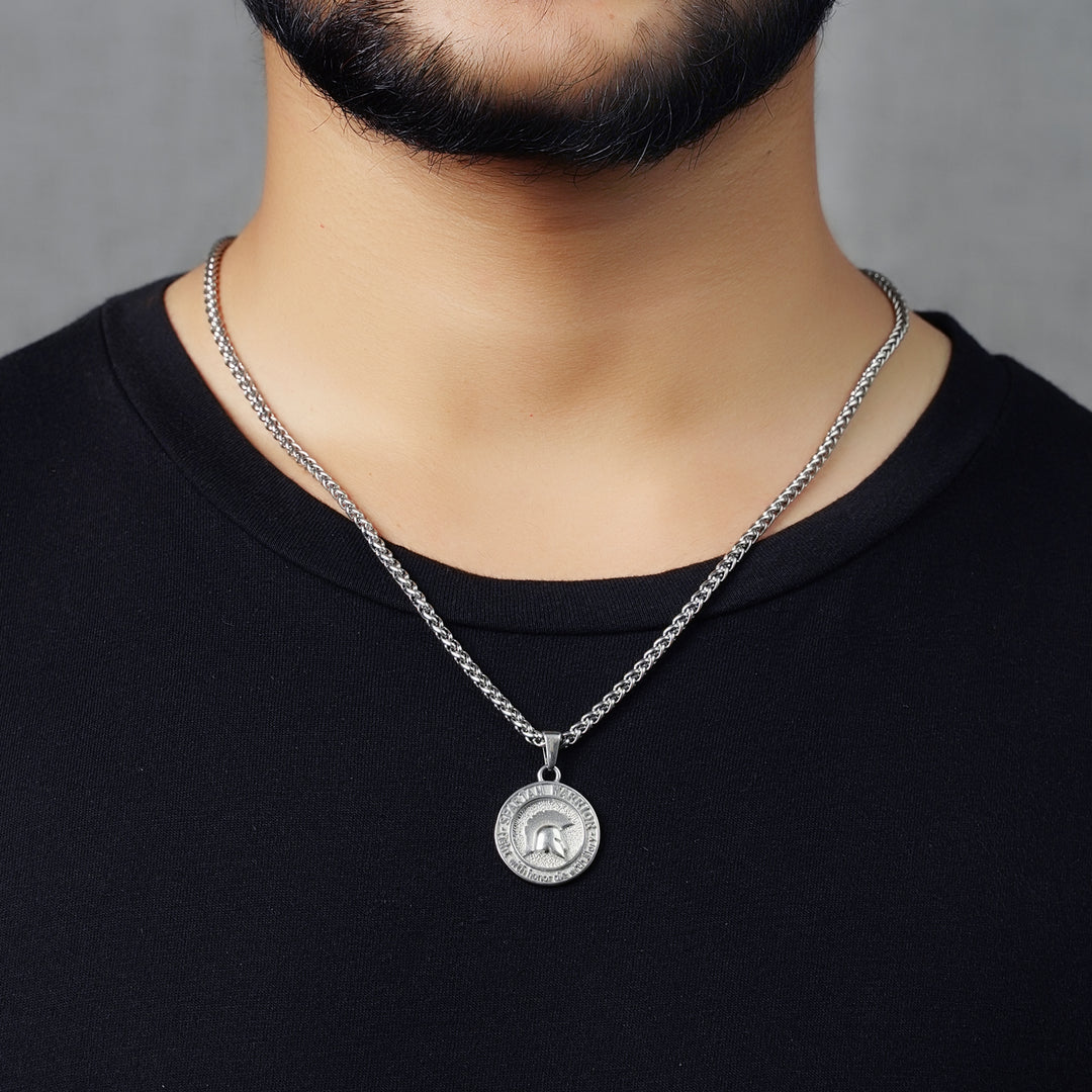 Spartan Warrior Pendant (Silver)