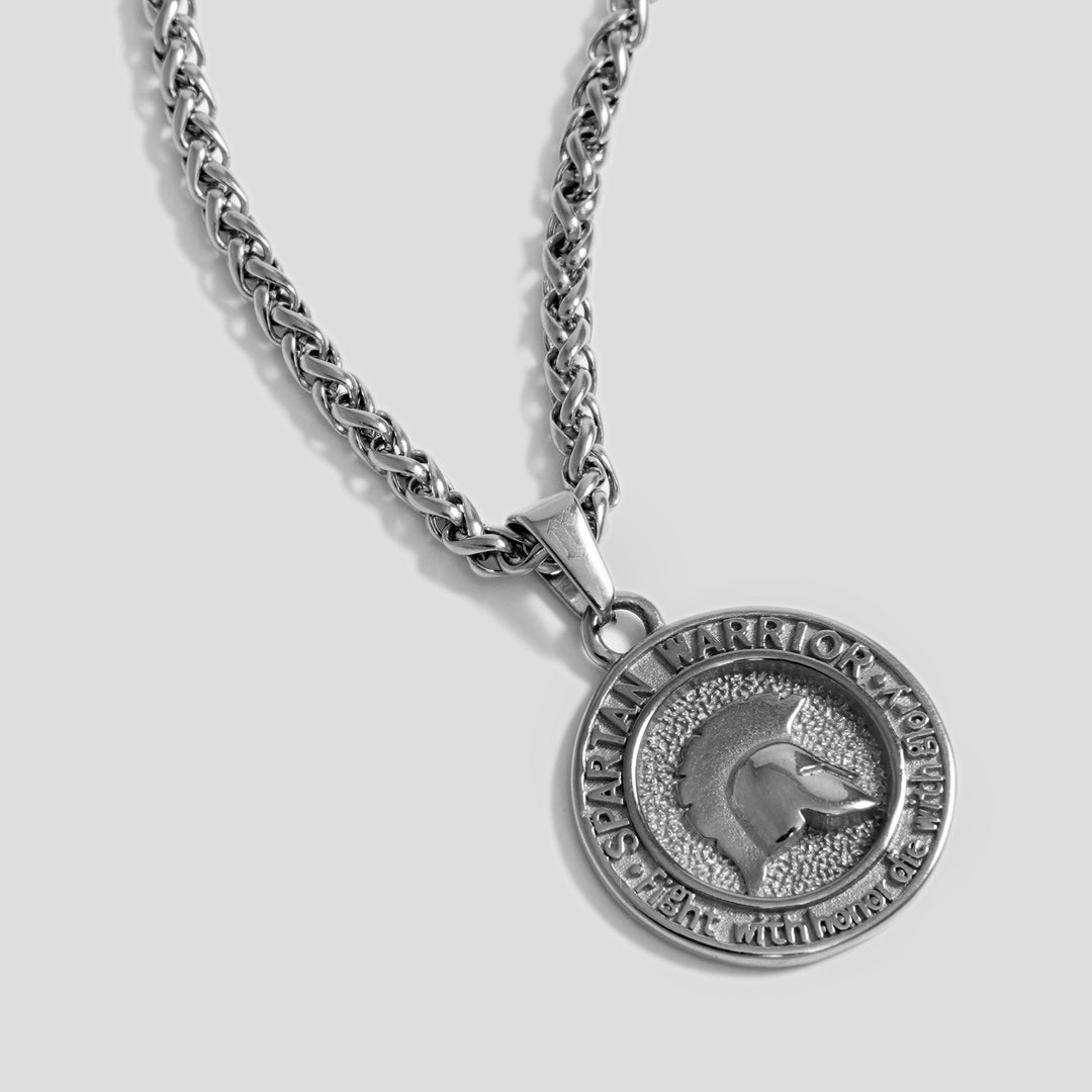 Spartan Warrior Pendant (Silver)