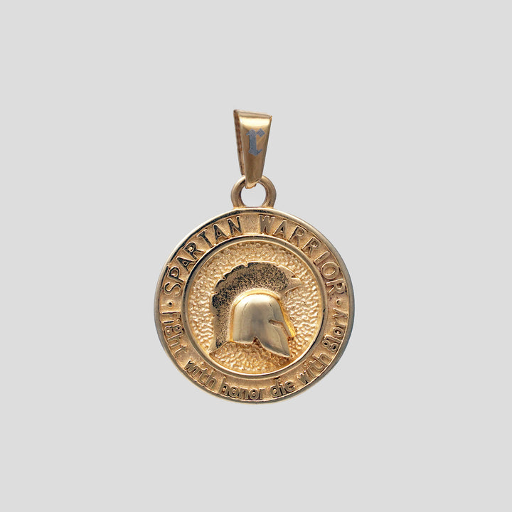 Spartan Warrior Pendant (Gold)