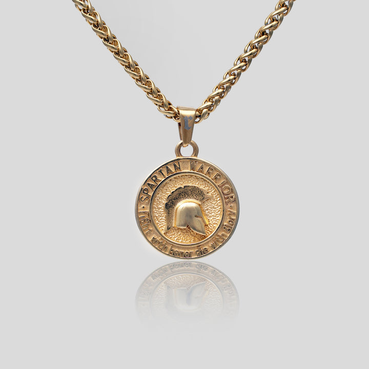 Spartan Warrior Pendant (Gold)