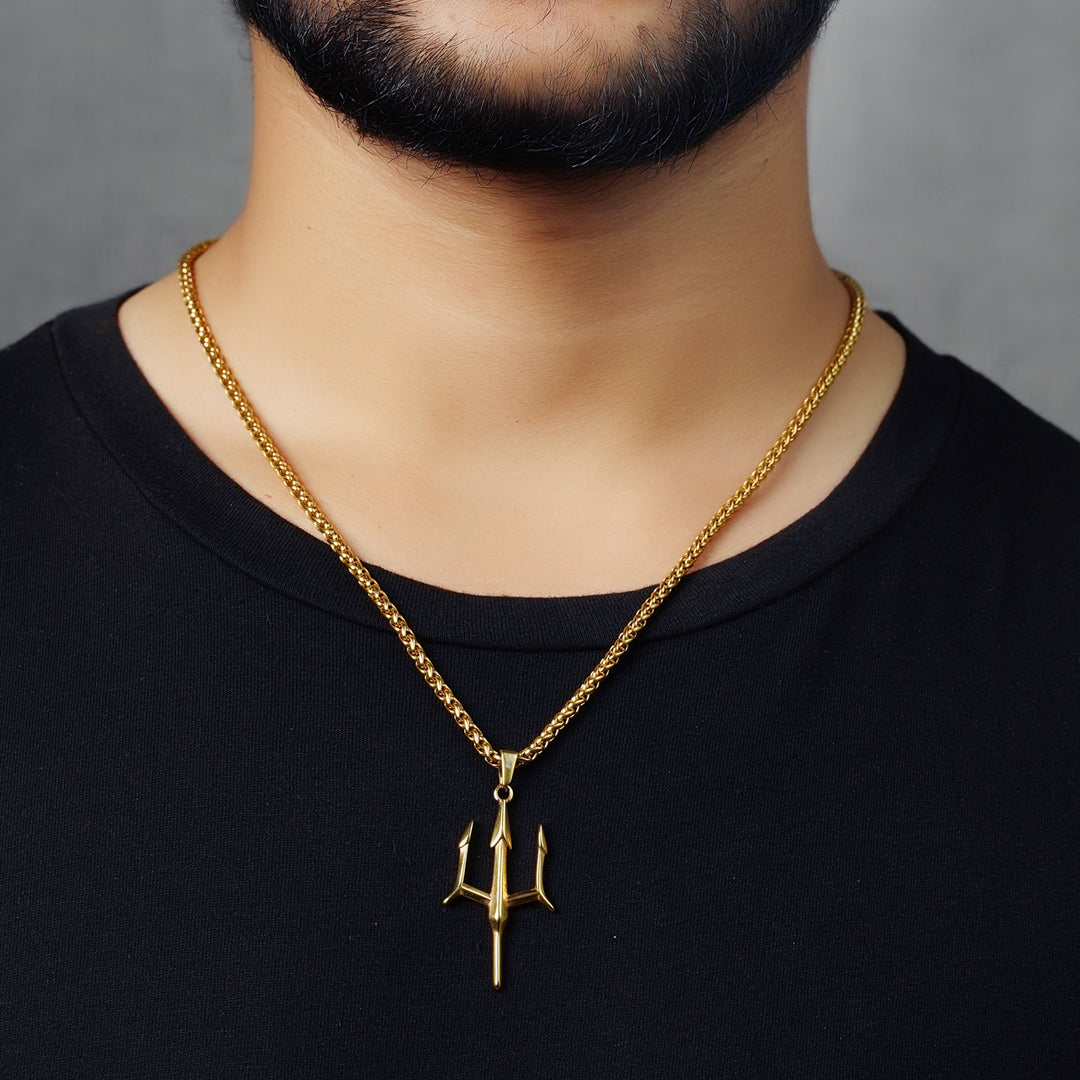 Trident Pendant (Gold)