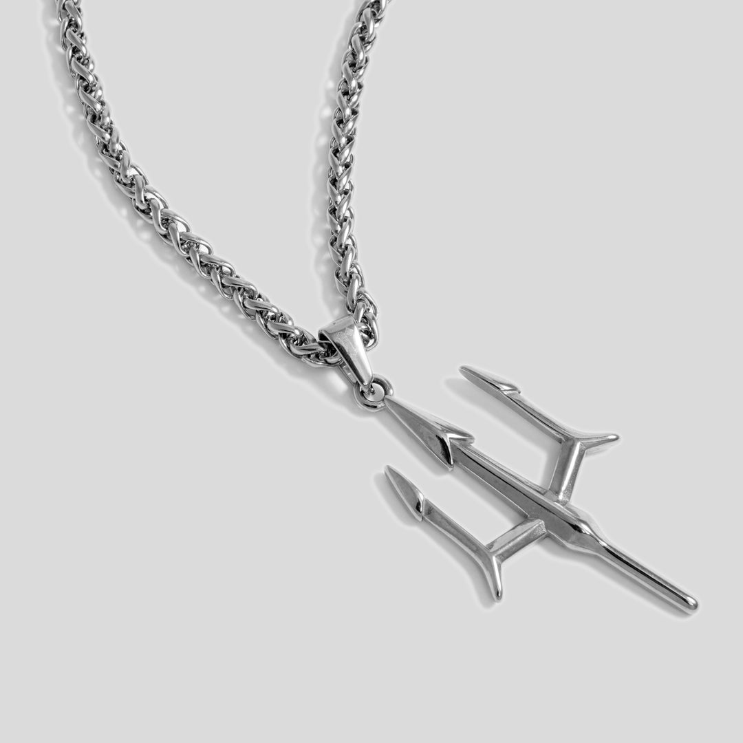 Trident Pendant (Silver)