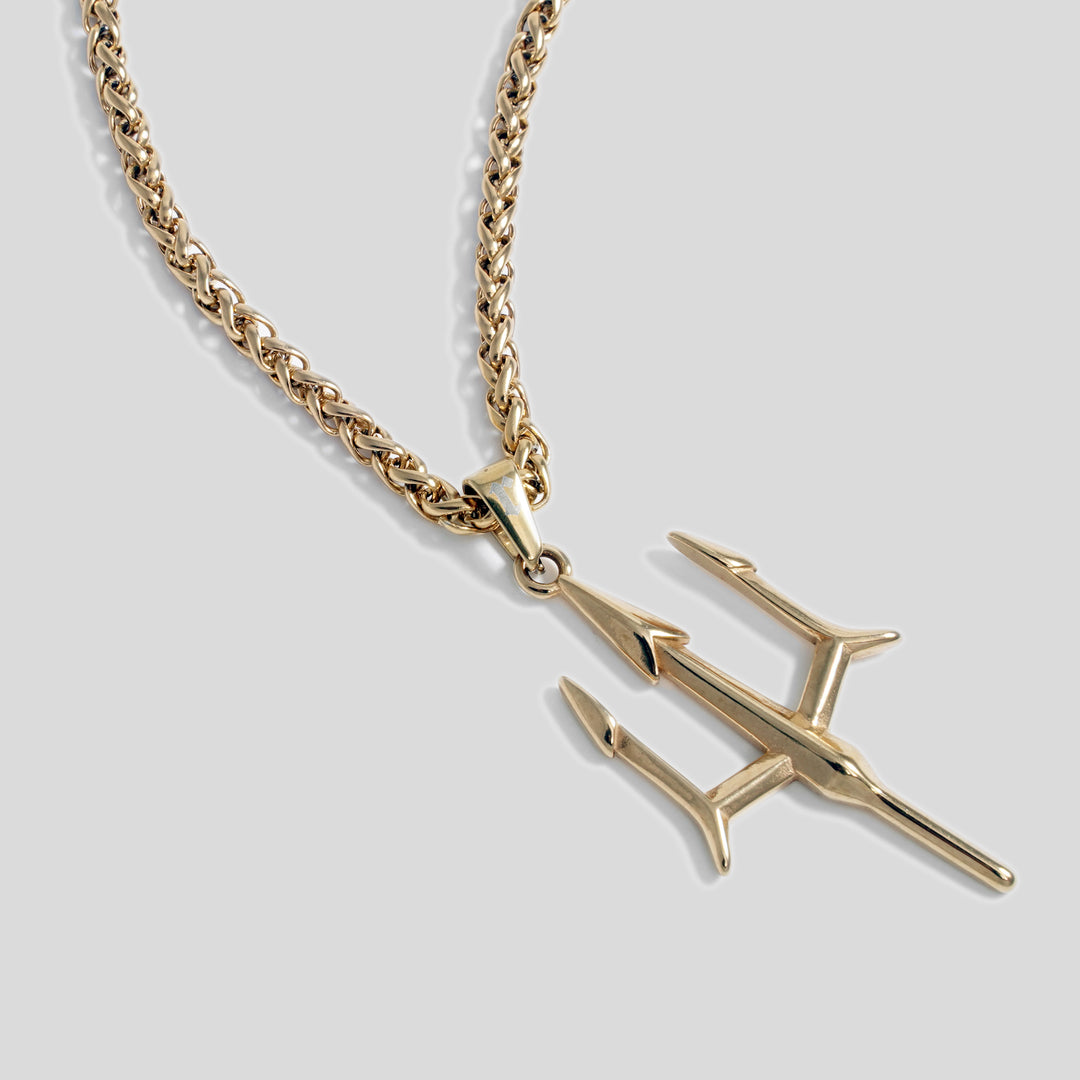 Trident Pendant (Gold)