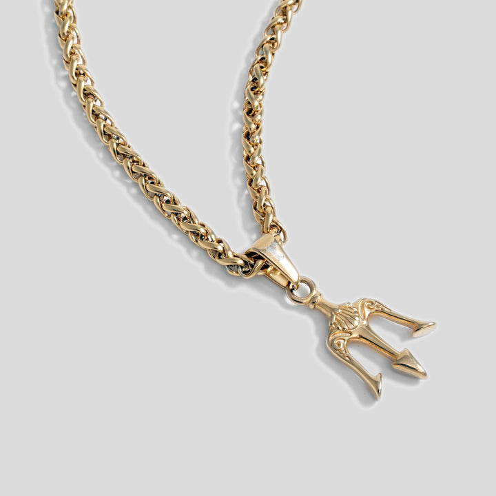 Trident II Pendant (Gold)