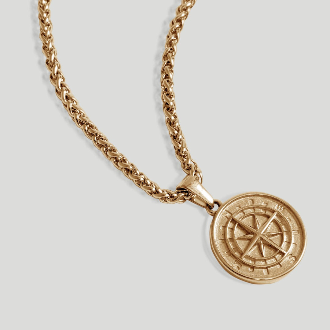 Compass Pendant (Gold)