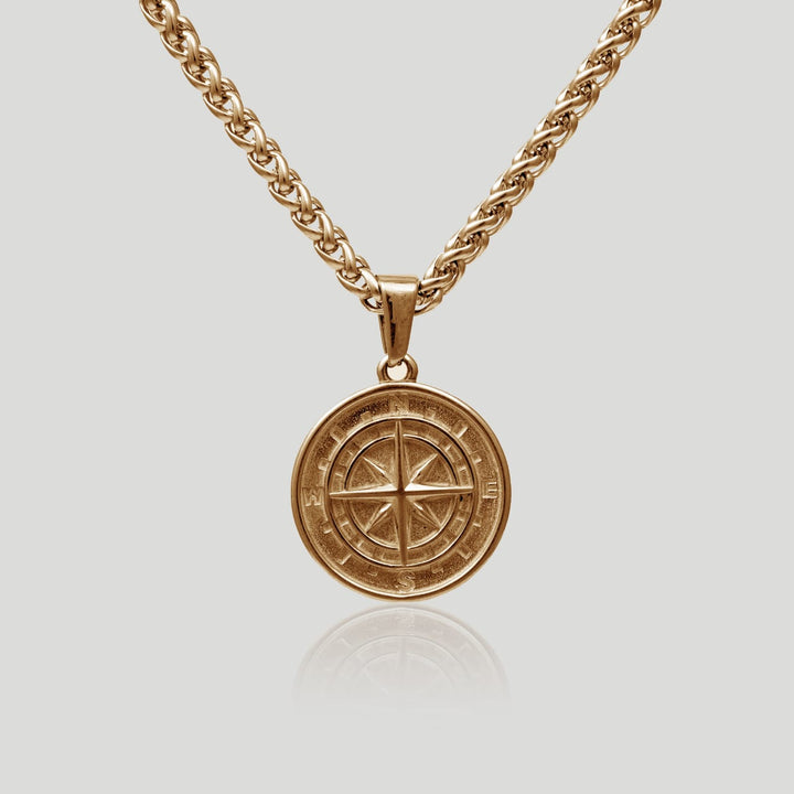 Compass Pendant (Gold)