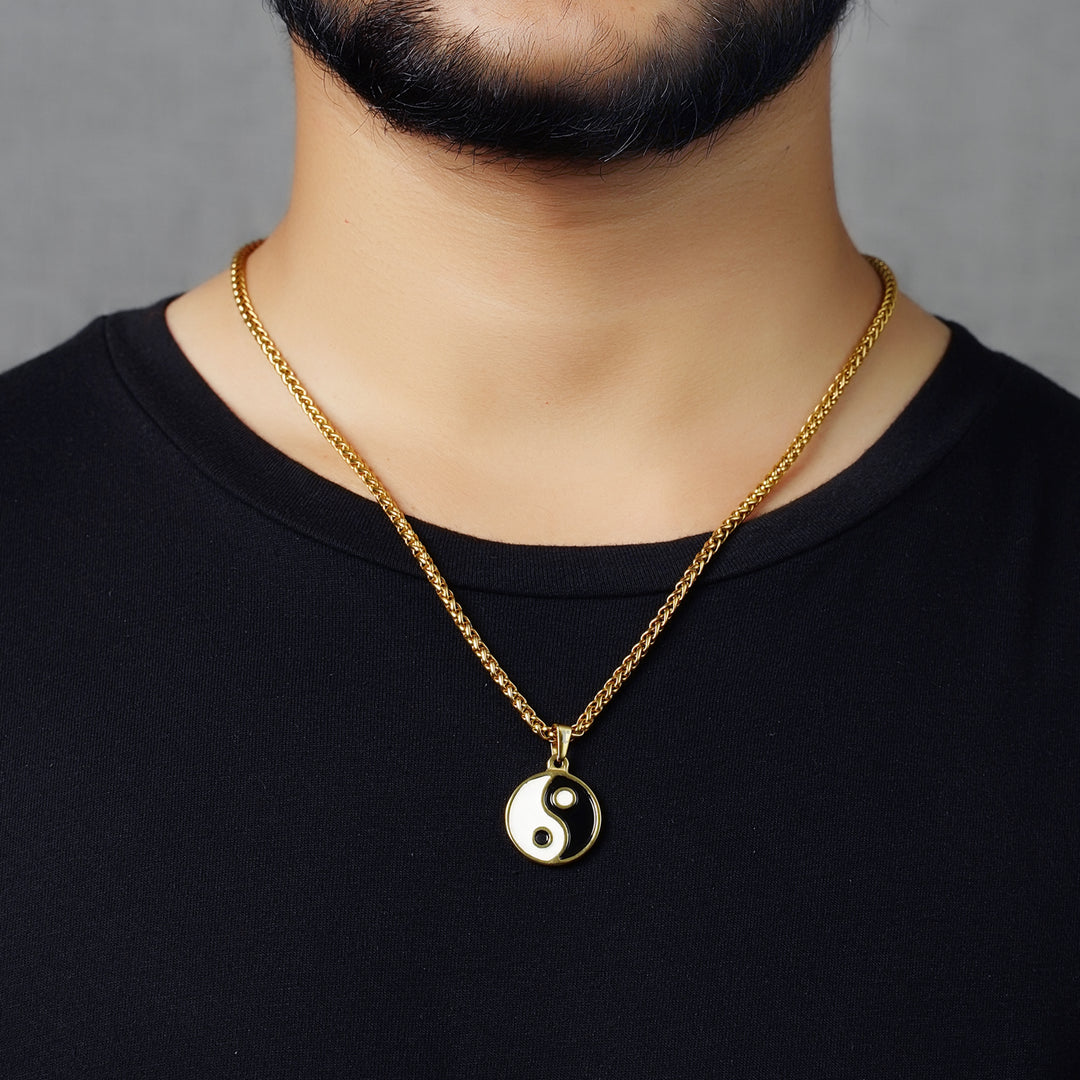 Ying Yang Pendant (Gold)